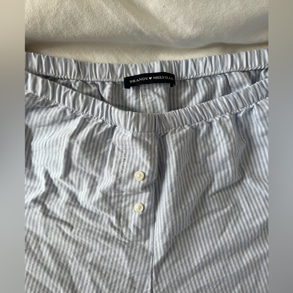 Brandy Melville striped boxer shorts - barely worn